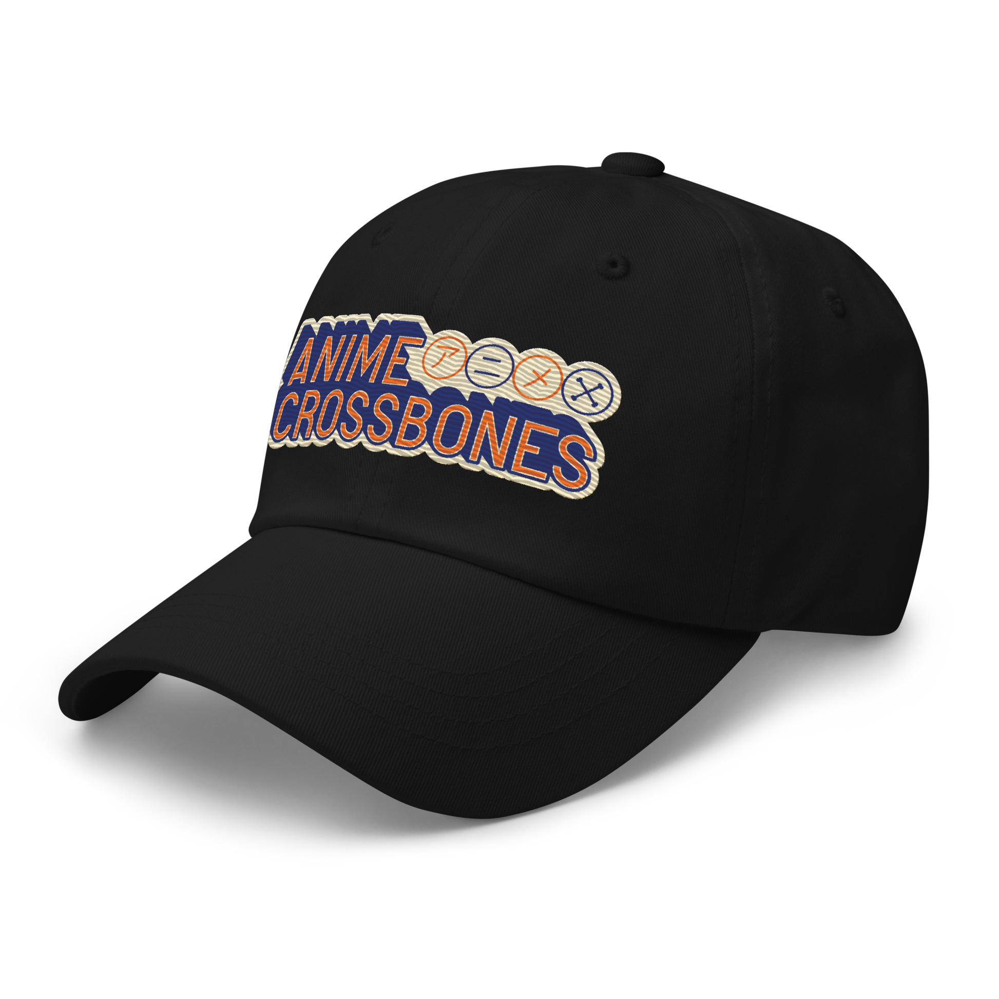 Anime Crossbones Embroidered Emblem Hat